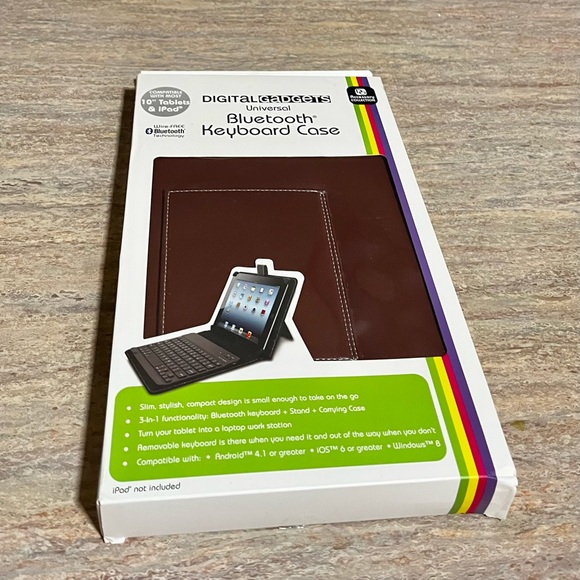 NIB Digital Gadgets Universal Bluetooth wire free keyboard case - Picture 14 of 15